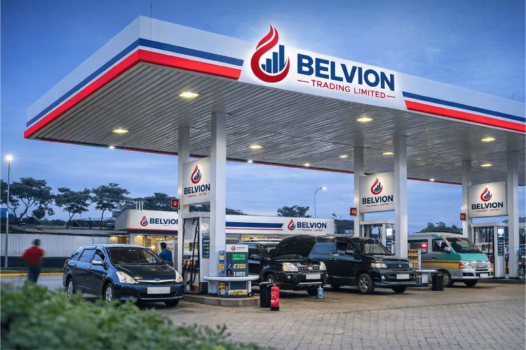 Belvion petrol station